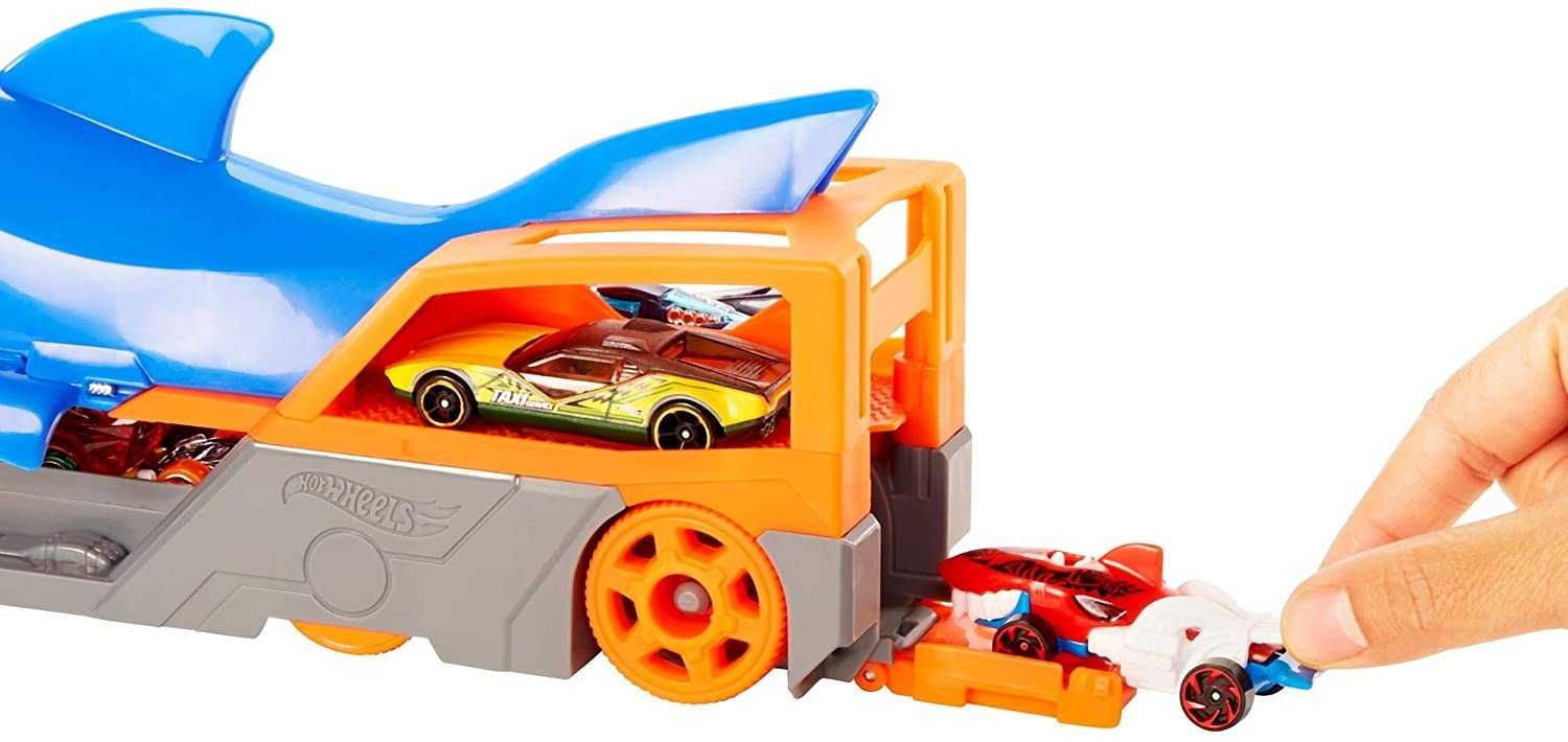 ОРИГИНАЛ! Хот Вилс Акула Транспортер Автовоз Hot Wheels Shark