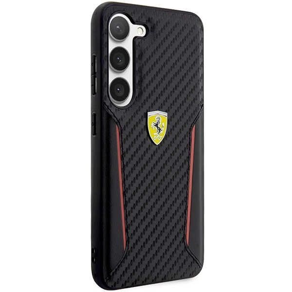 Etui Ferrari Carbon Contrast Edges do Samsung Galaxy S23+ S916