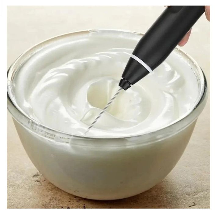 Ручний міксер капучинатор з насадками та USB-зарядкою