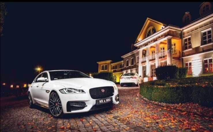 Auto do ślubu Jaguar XF biały