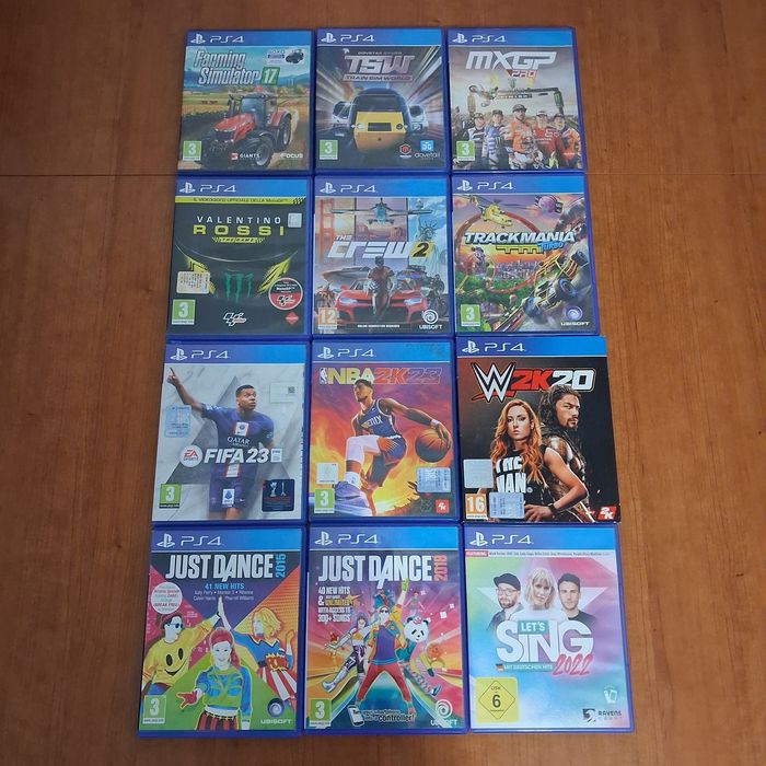Lote Jogos PS4 – Desporto / Corridas / Simuladores – 12 Jogos