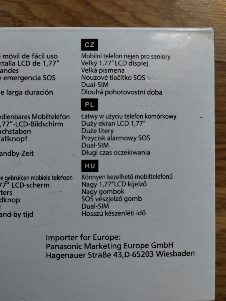 Telefon Panasonic KX-TU110 EXB