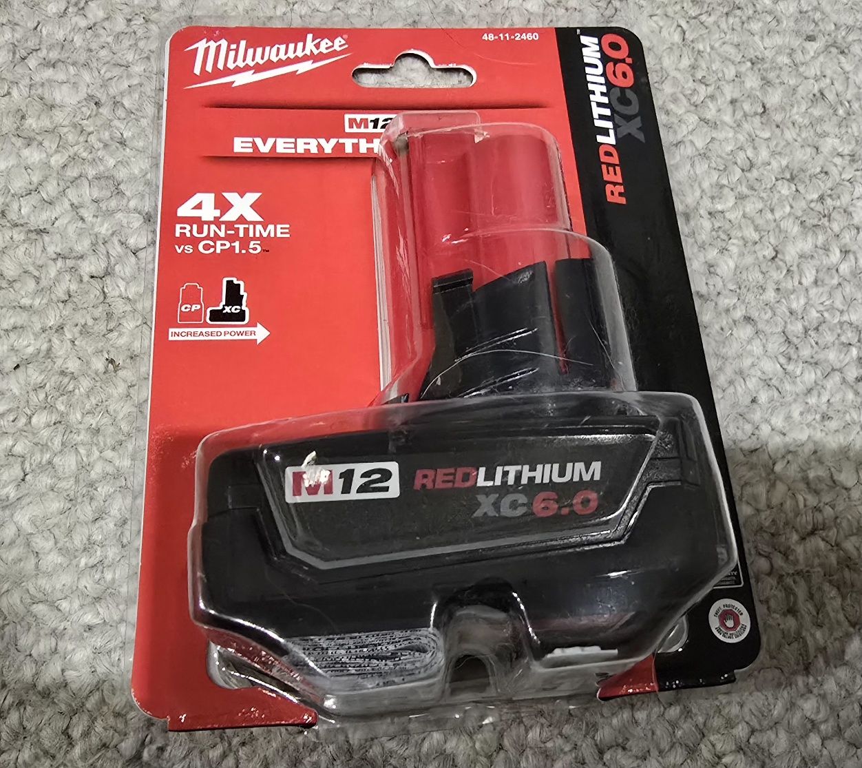 Bateria Nowa Oryginalna Milwaukee M12 6.0 XC 4 x Run Time