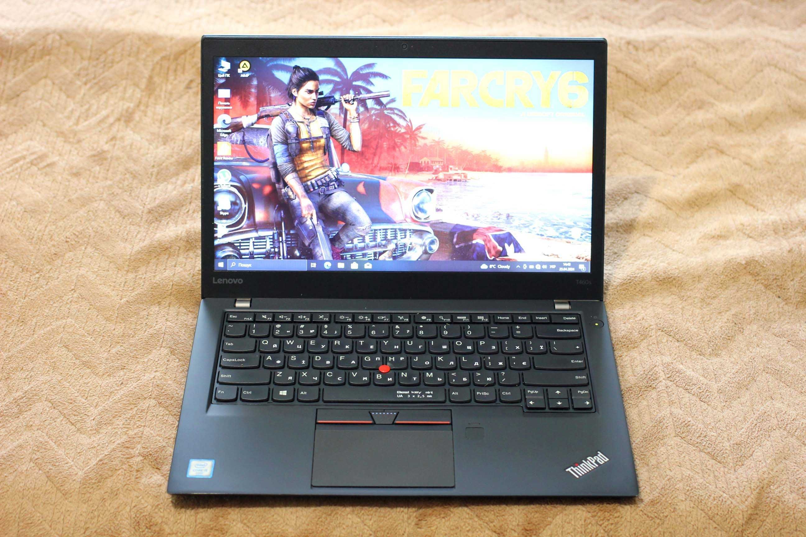 Lenovo T460s/2017г/Core i5-6200 4x/Видео 2GB/8GB/SSD256/АКБ 4ч/14.1 HD