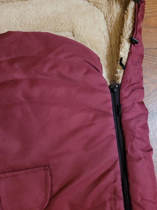 Конверт-чехол на овчині в коляску чи санки