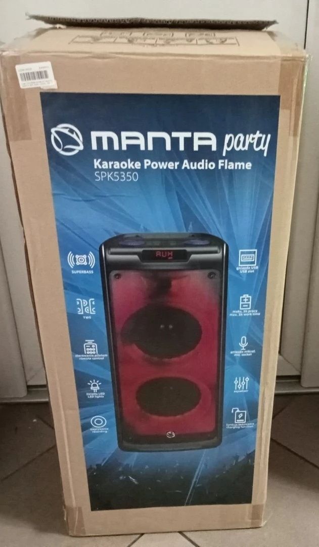 Głośnik bluetooth Manta spk5350 flame
