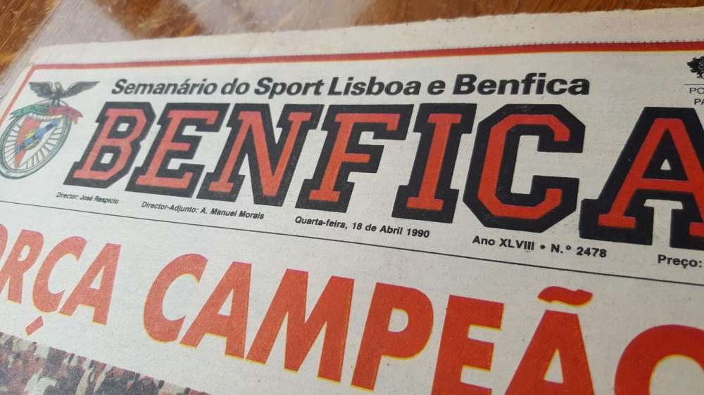 Jornal O Benfica (antes do jogo com o Marselha - Vata)