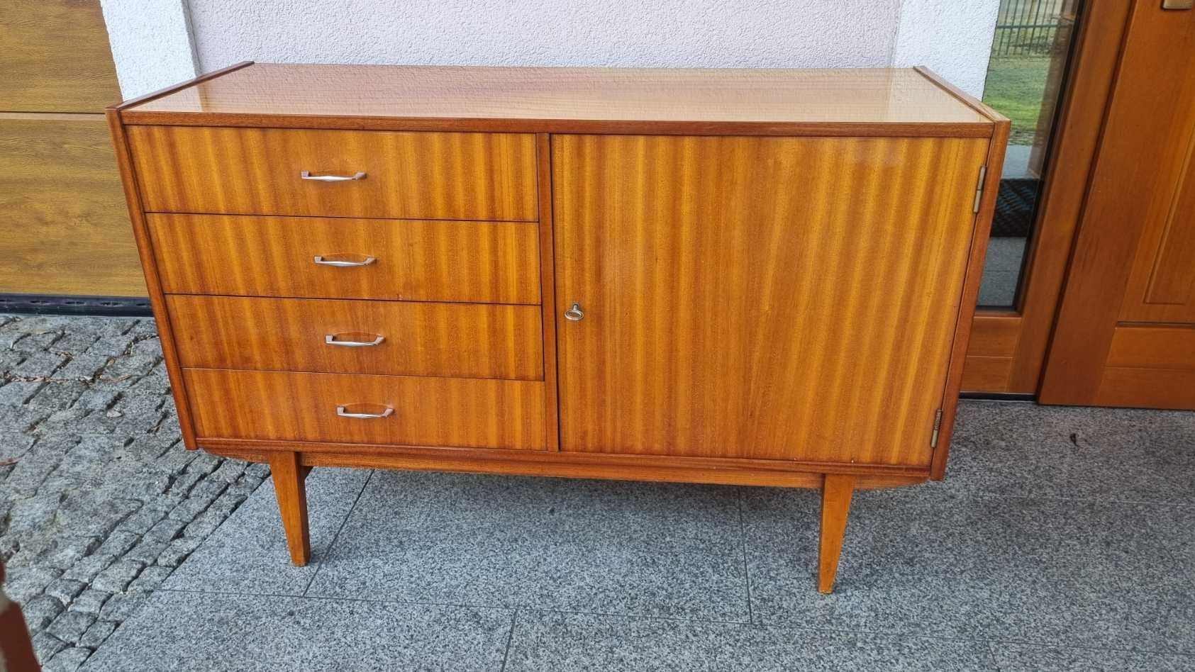 Komoda Violetta Pomocnik Design PRL Lata 70 Pod Umywalkę wysoki połysk
