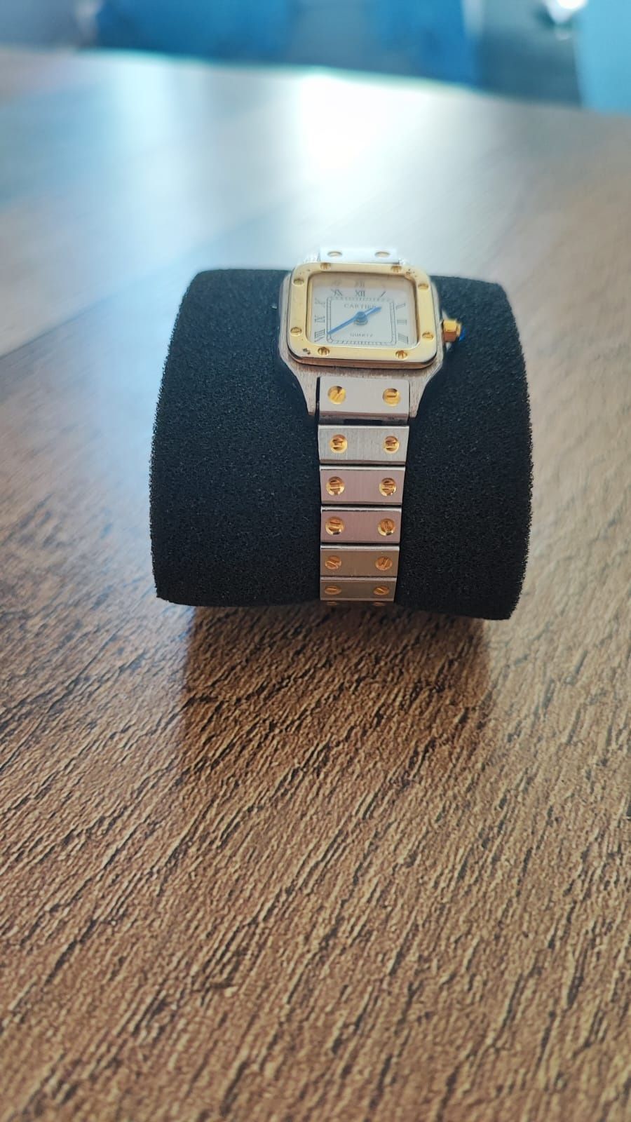 Zegarek na rękę damski kwarcowy stal nierdzewna Cartier 593120 Japan