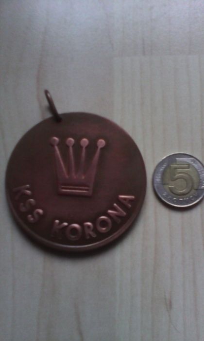 brązowy medal mini mundial Kielce maj 1978 rok KSS Korona - unikat