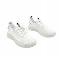 Białe buty sportowe damskie ażurowe lekkie rozmiar 40