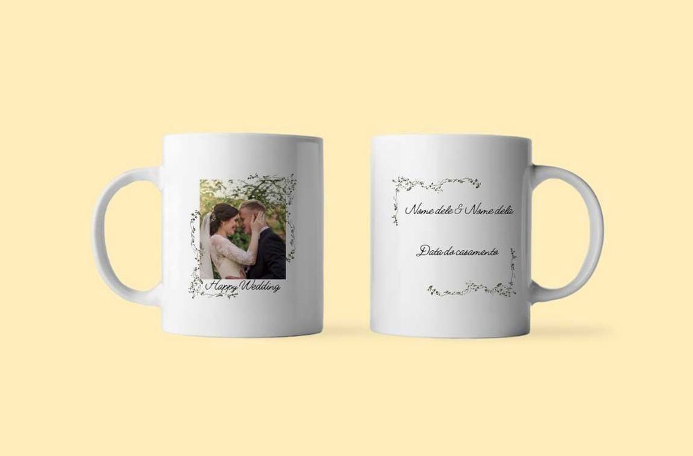 Canecas Personalizadas - para Casamentos