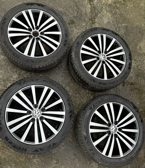 komplet felg aluminiowych VW z oponami Nexen N’Fera Primus