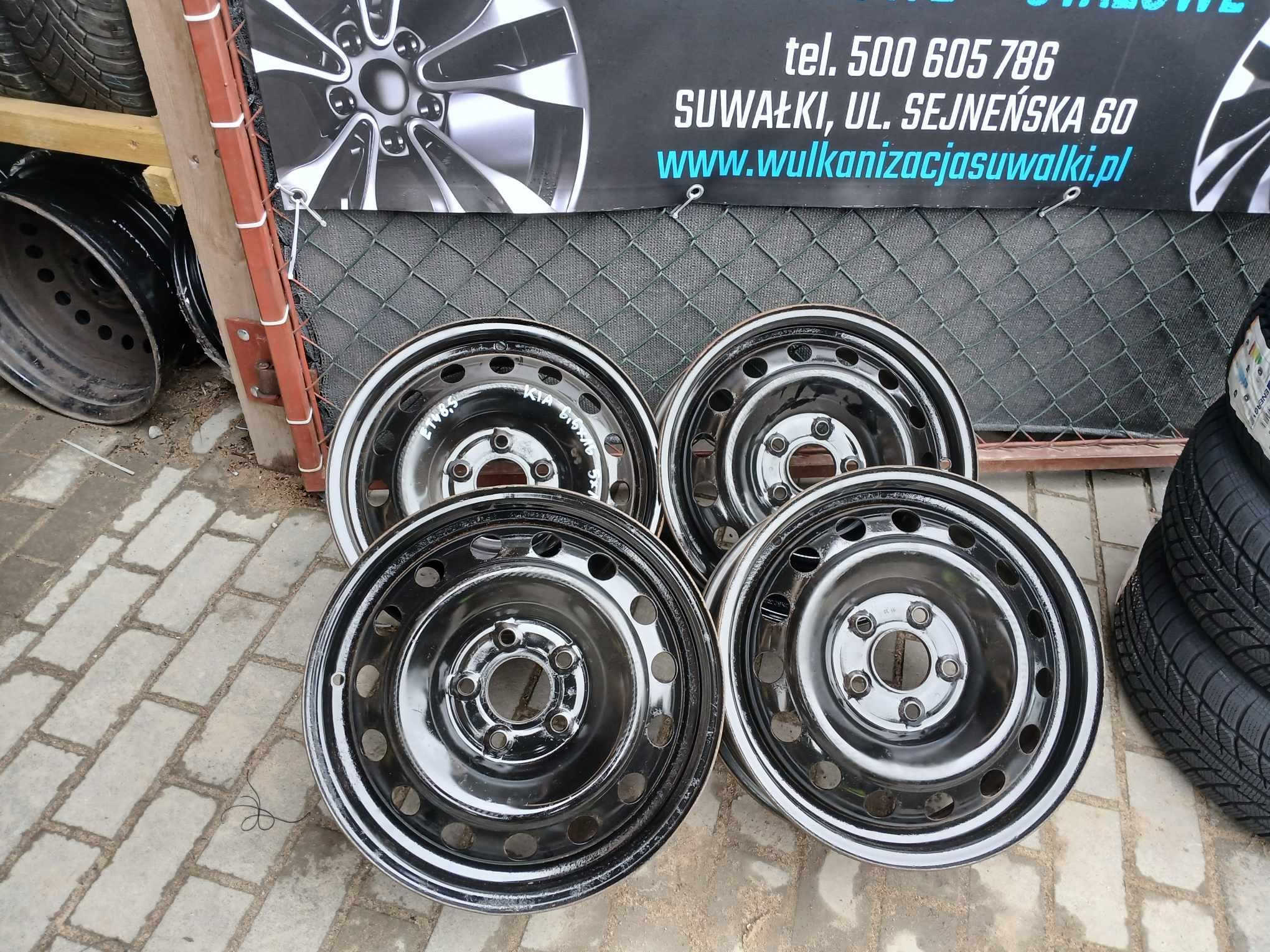 4x felgi stalowe 16 5x114,3 ET48 67.1 mm Hyundai Kia Mitsubishi Mazda