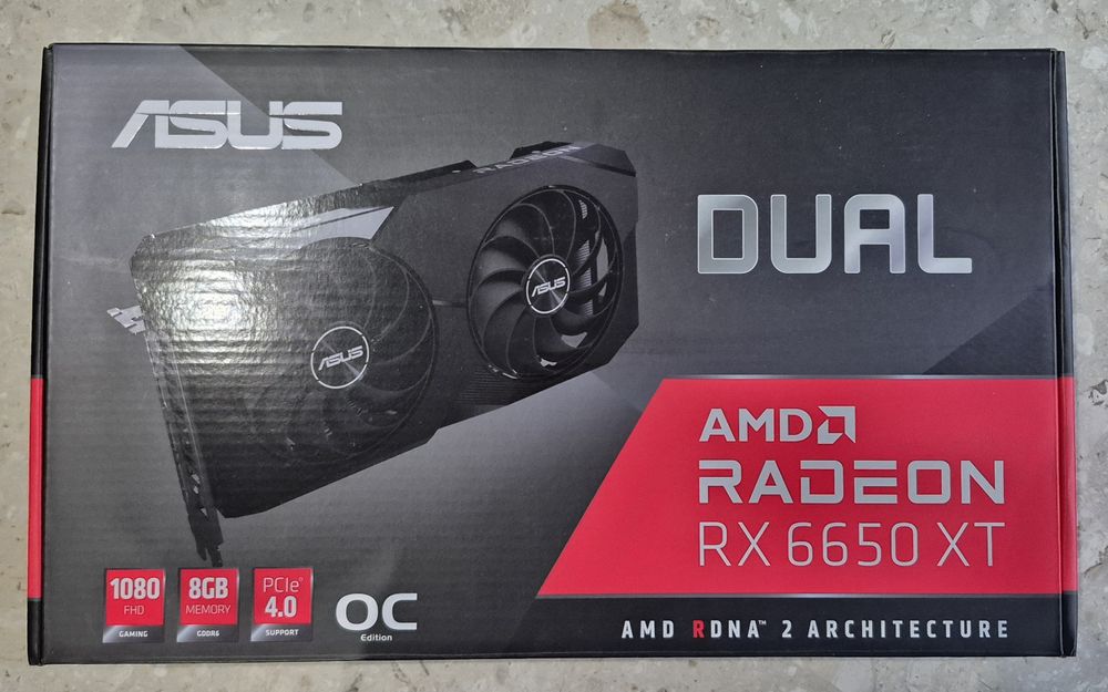 Sprzedam  Asus Radeon RX 6650xt 8GB OC