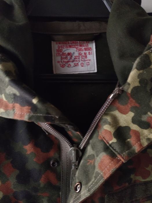 Kurtka, parka BW, kamuflaż Flecktarn, rozmiar 6, nowy/idealny stan!