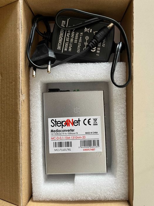 Медіаконвертер Step4Net MC-D-0,1-1SM-1310nm-20