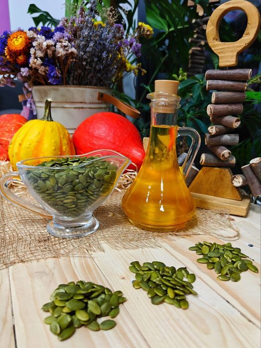 Гарбузова олія холодного віджиму