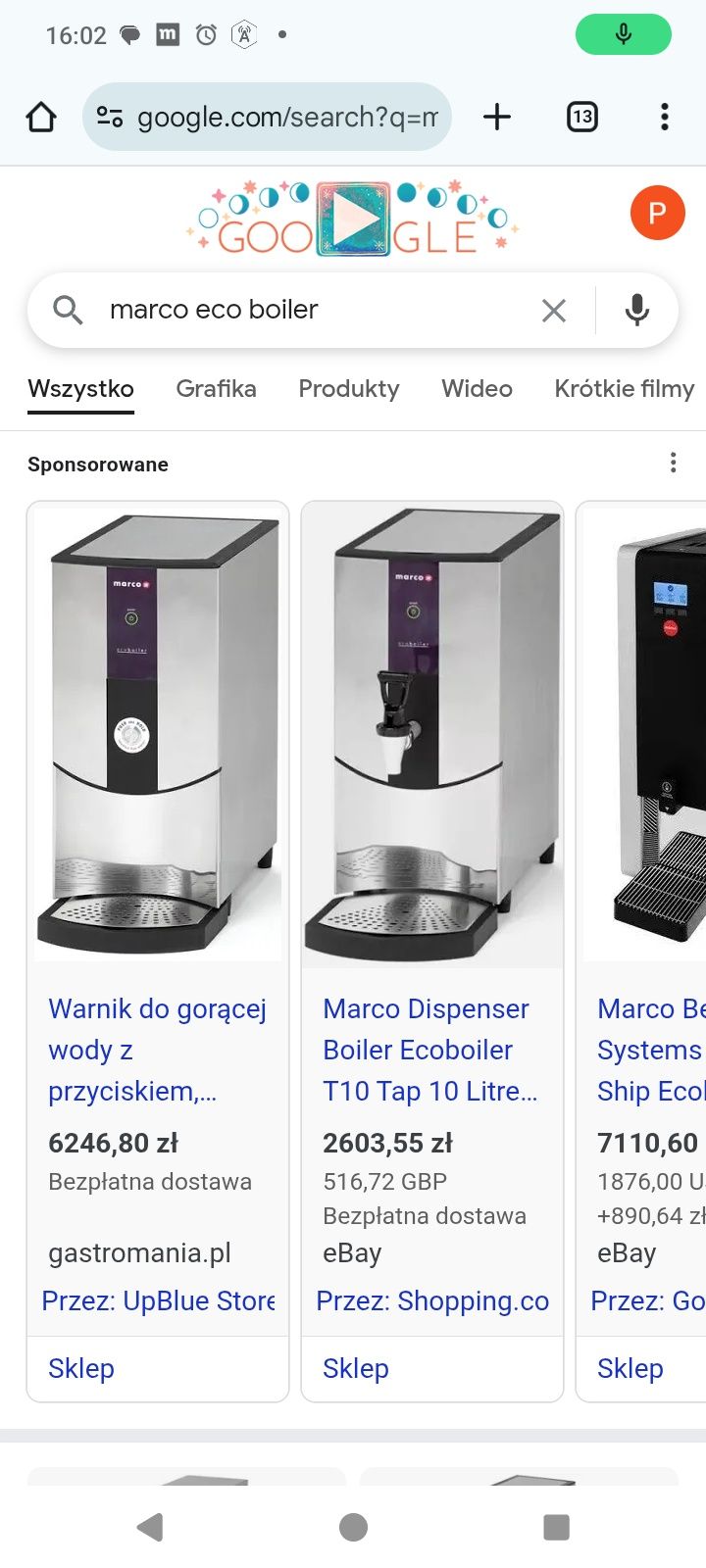 Marco Eco boiler /Warnik do gorącej wody