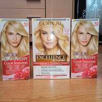 Краска для волос L'Oréal 10.21 и Garnier 10.21