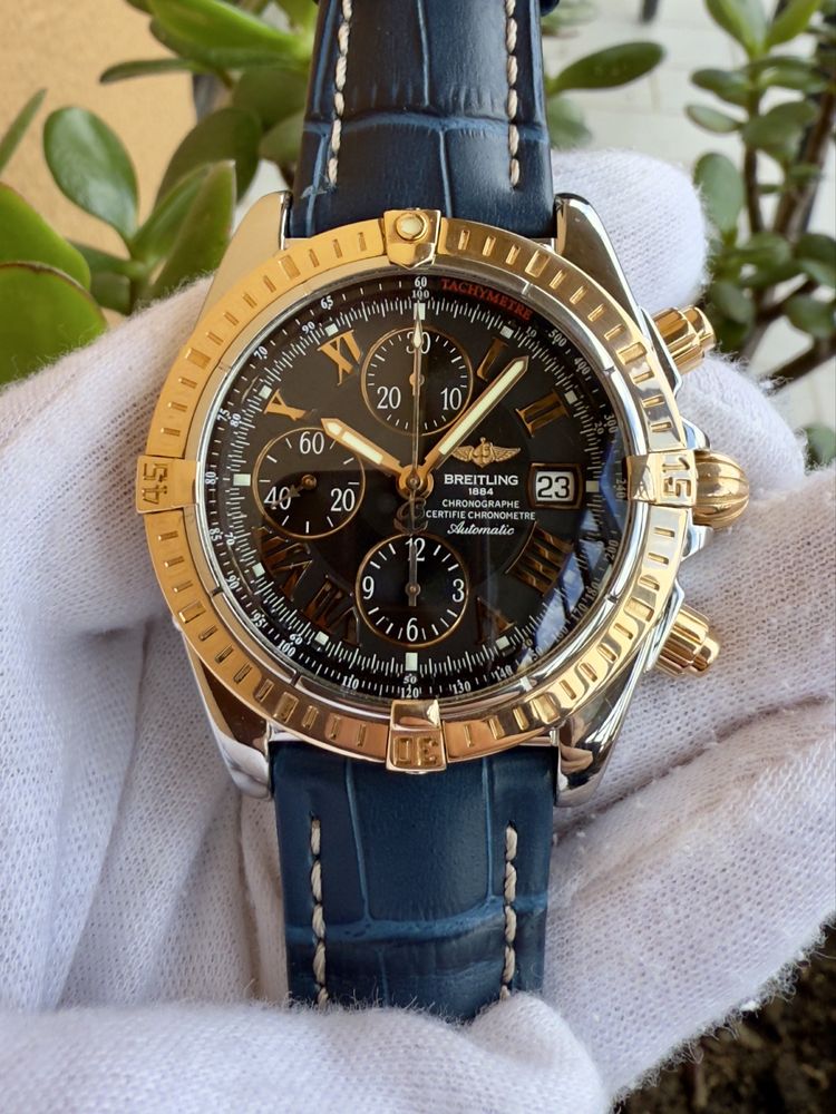 Breitling Chronomat Aço/Ouro C13356