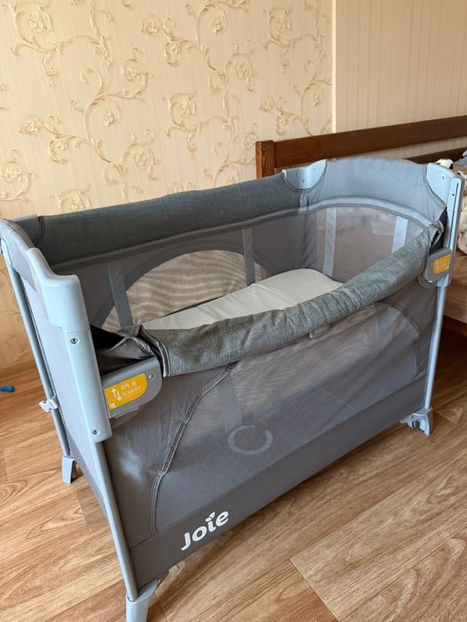 Манеж-ліжко Joie Kubbie Sleep Foggy Gray