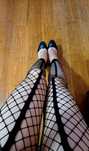 Legginsy siatkowe M-L