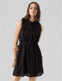 Vero moda sukienka damska mini czarna r.S