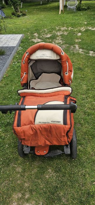 Wózek tako 2 w 1, gondola z wkładem i spacerówka