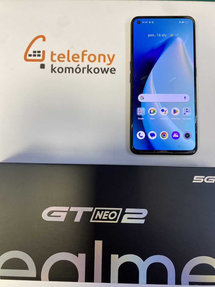 Realme GTneo2 black 12GB 256GB Telefon komórkowy