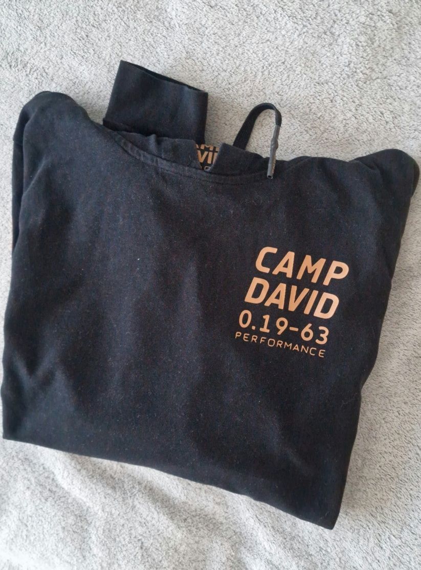 Bluza bawełniana  z kapturem Camp David