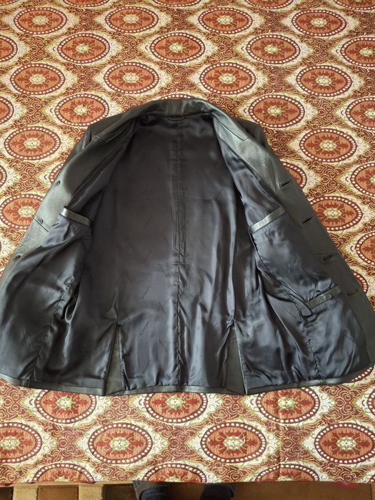 Чоловічий піджак з натуральної шкіри