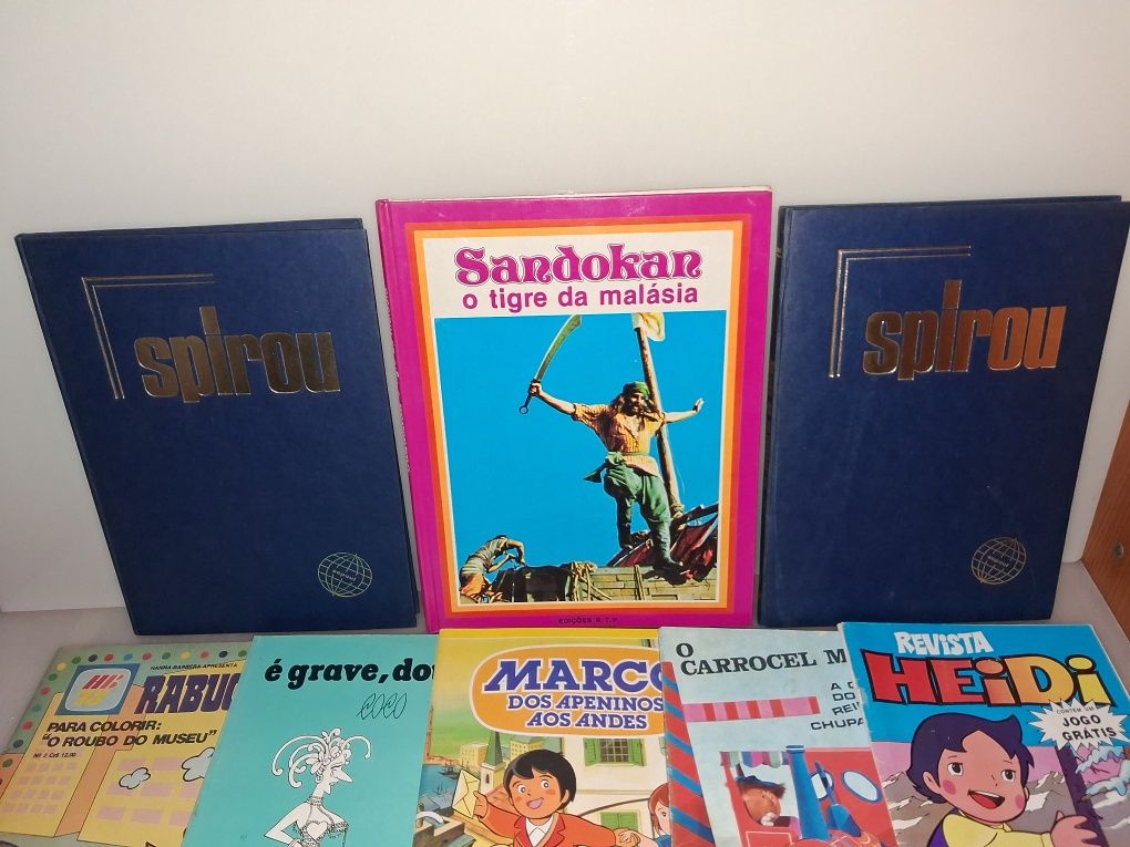 Vários Livros de Banda Desenhada Antigos