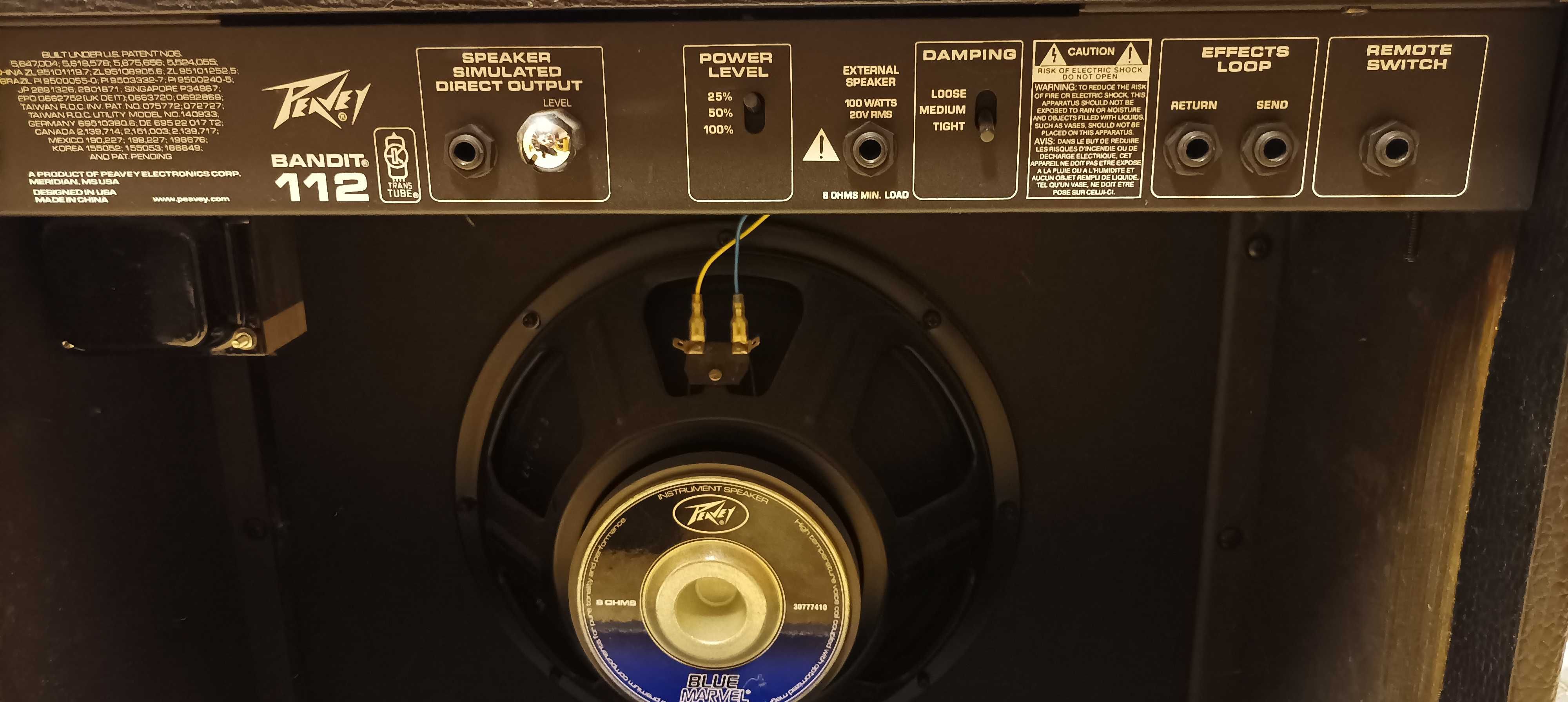 Wzmacniacz Peavey Bandit 112 Combo 100W 12" + Switch
