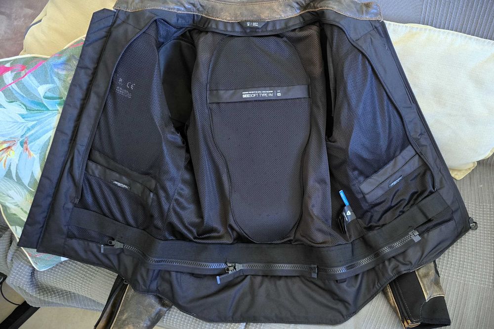 Casaco Moto REV´IT! Parallax (Pele/Tecido), Castanho, Tamanho S