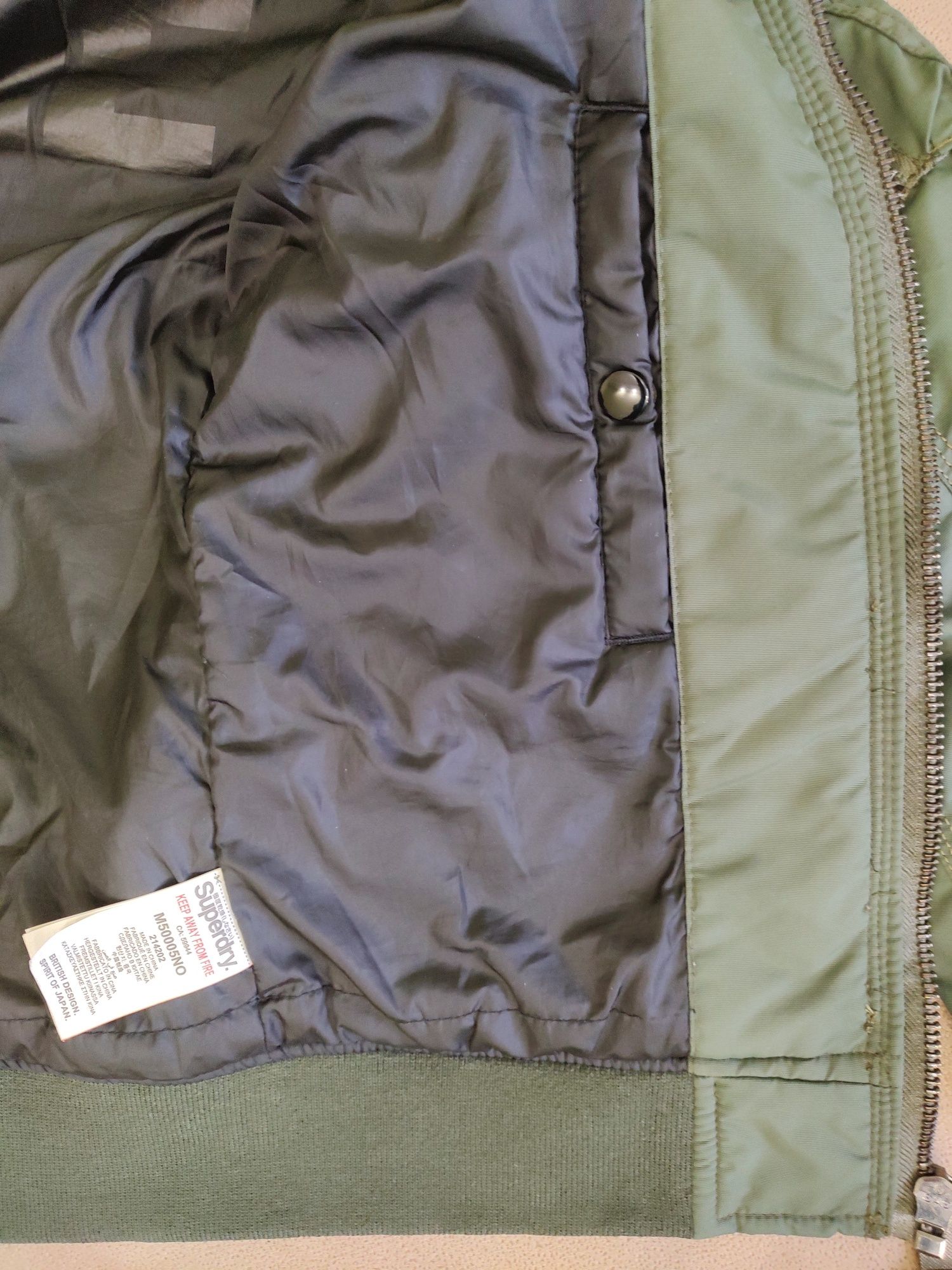 Утеплённый бомбер куртка Superdry Japan size XS-S Оригинал