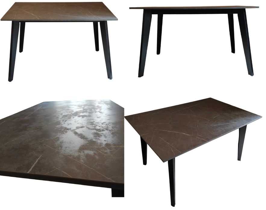 Стіл Мрамор 120 на 80 в сучасному стилі Стол кухонный Прямоугольный