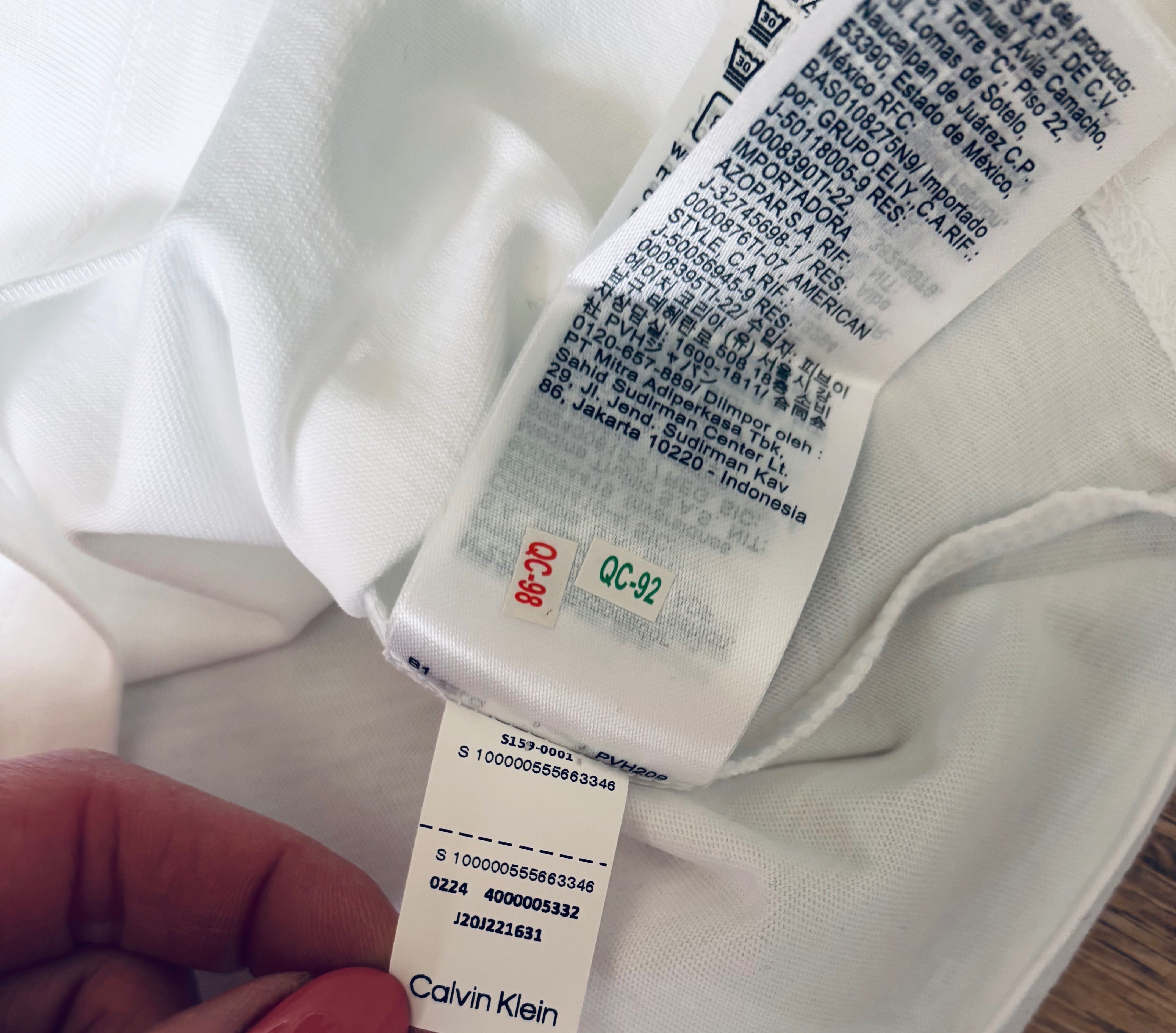 Calvin klein Jeans koszulka damska nowa xs/s biała