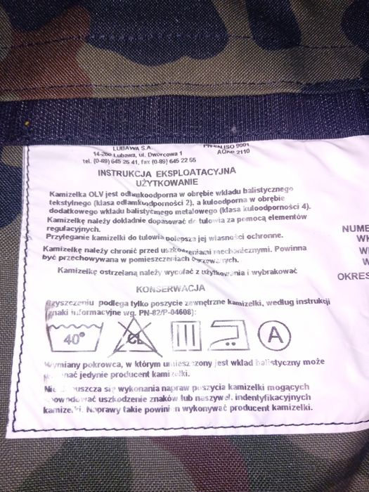 Kamizelka kuloodporna