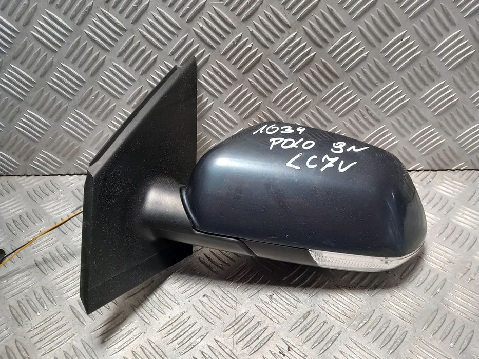 VW POLO 9N LUSTERKO LEWE PRZEDNIE LEWY PRZÓD KOLOR: LC7V