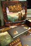 Robinson Crusoe - gra planszowa z wypraską i dodatkami