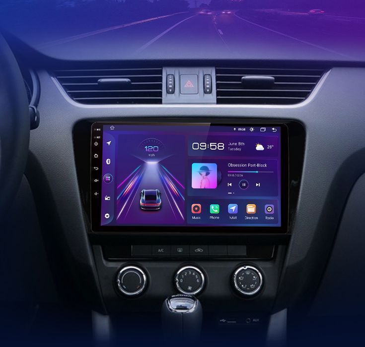 Radio nawigacja SKODA Octavia 3 A7 Android 2GB 32GB - 8 rdzeni