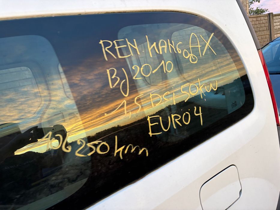 Renault kangoo ii 2010 1.5 dci w całości na części bez prawa rejestrac