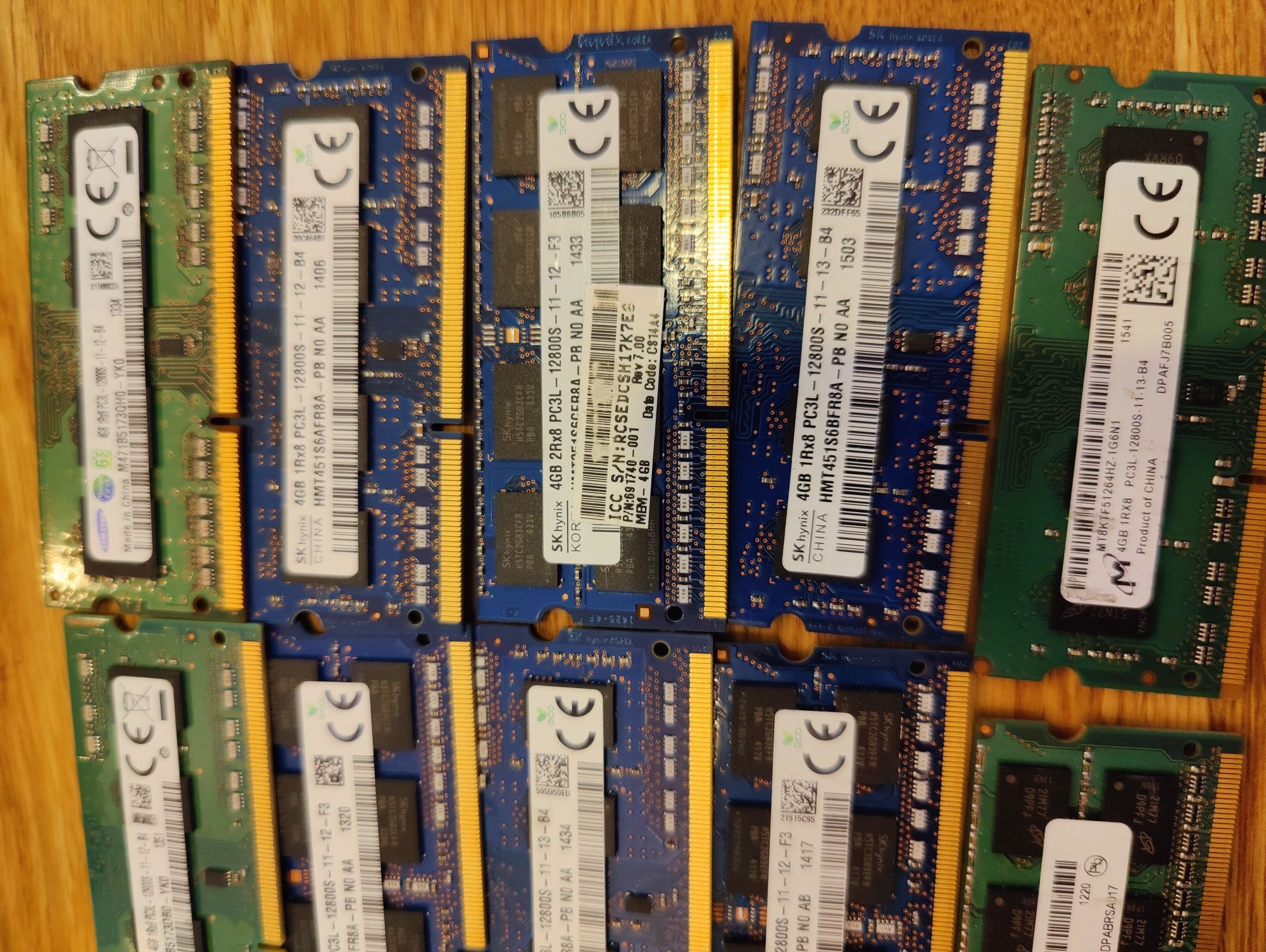 RAM kości laptop PC3L PC3 DDR3L 4GB WARSZAWA