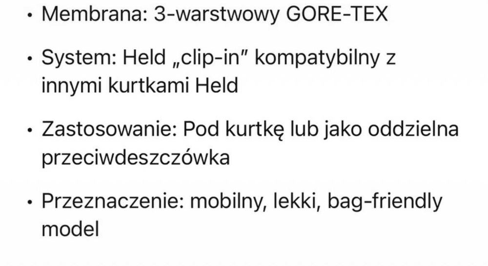 Kurtka motocyklowa firmy HELD