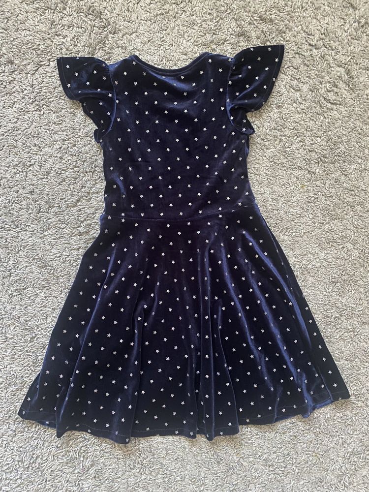 Нарядне велюрове плаття для дівчинки H&M 6-8 років 122-128 см сукня