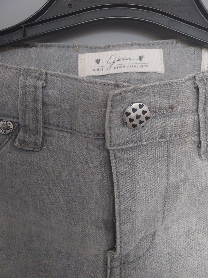 Spodnie jeansy rurki dziewczęce nowe Carry  r. 98