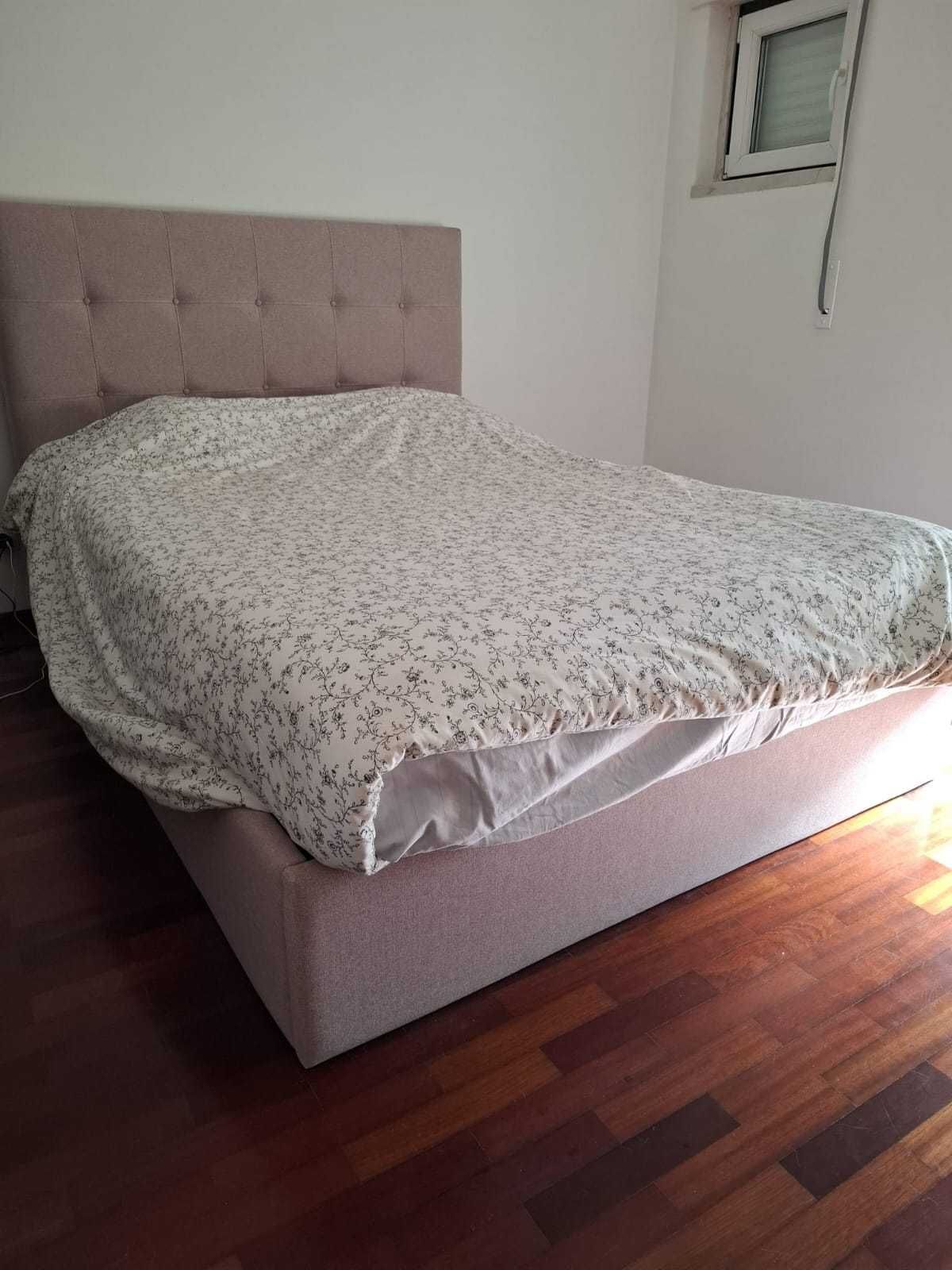 Somier 140x200cm com cabeceira