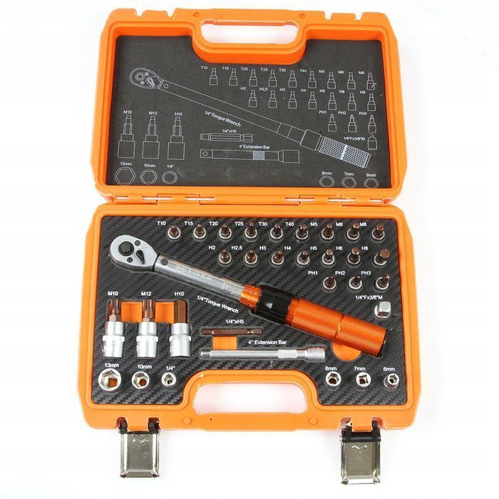 Klucz Dynamometryczny Bjc 1/4" 5-25 Nm / Zestaw