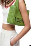 Loewe font tote raffia koszyk kosz LOEWE Celine zieleń nowy